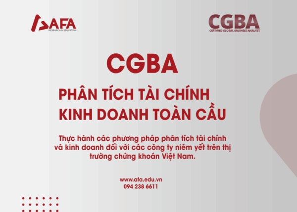 Khóa học CGBA – Chứng chỉ phân tích tài chính và kinh doanh toàn cầu
