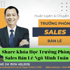 khóa học trưởng phòng sales bán lẻ online